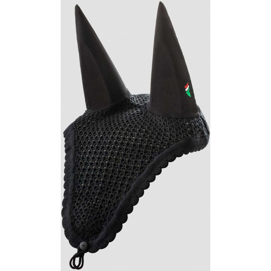 Equiline Ear Bonnet Loop Black
