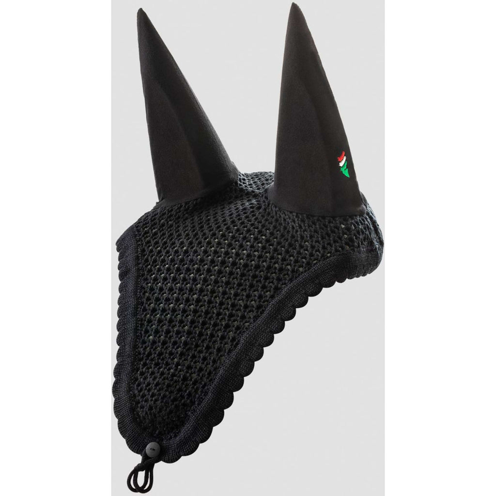 Equiline Ear Bonnet Loop Black