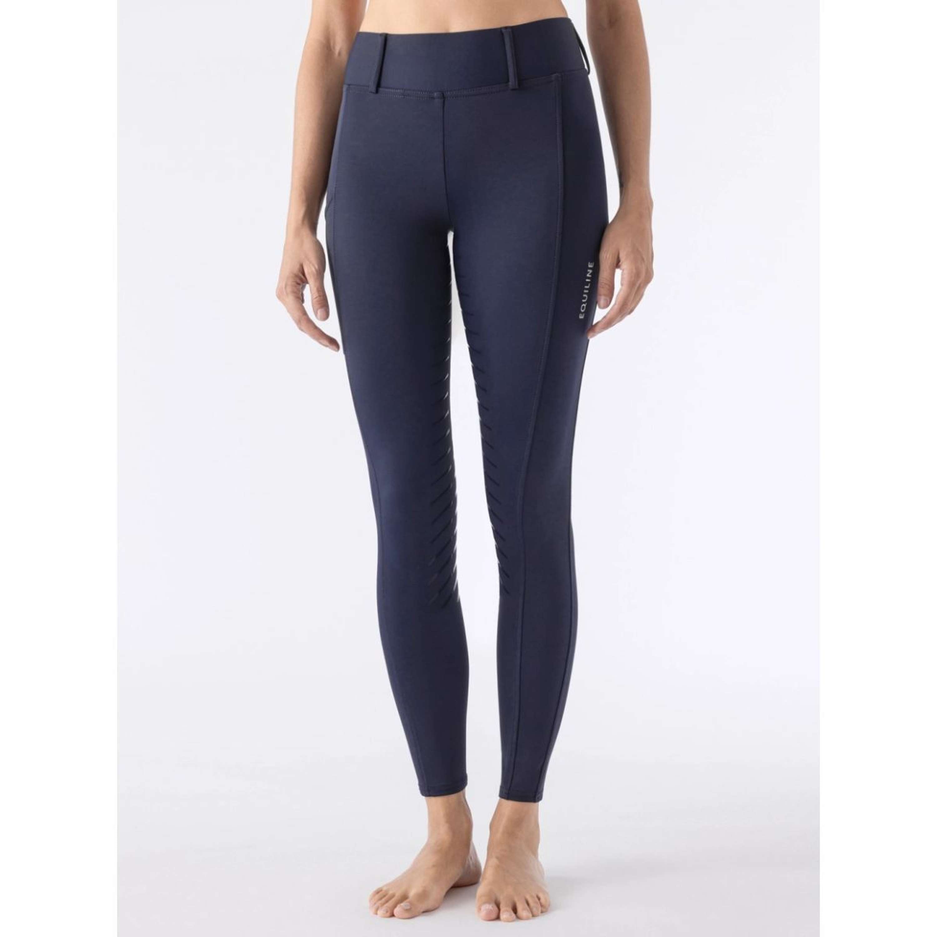 Equiline Riding Legging Carbef Full Grip Navy