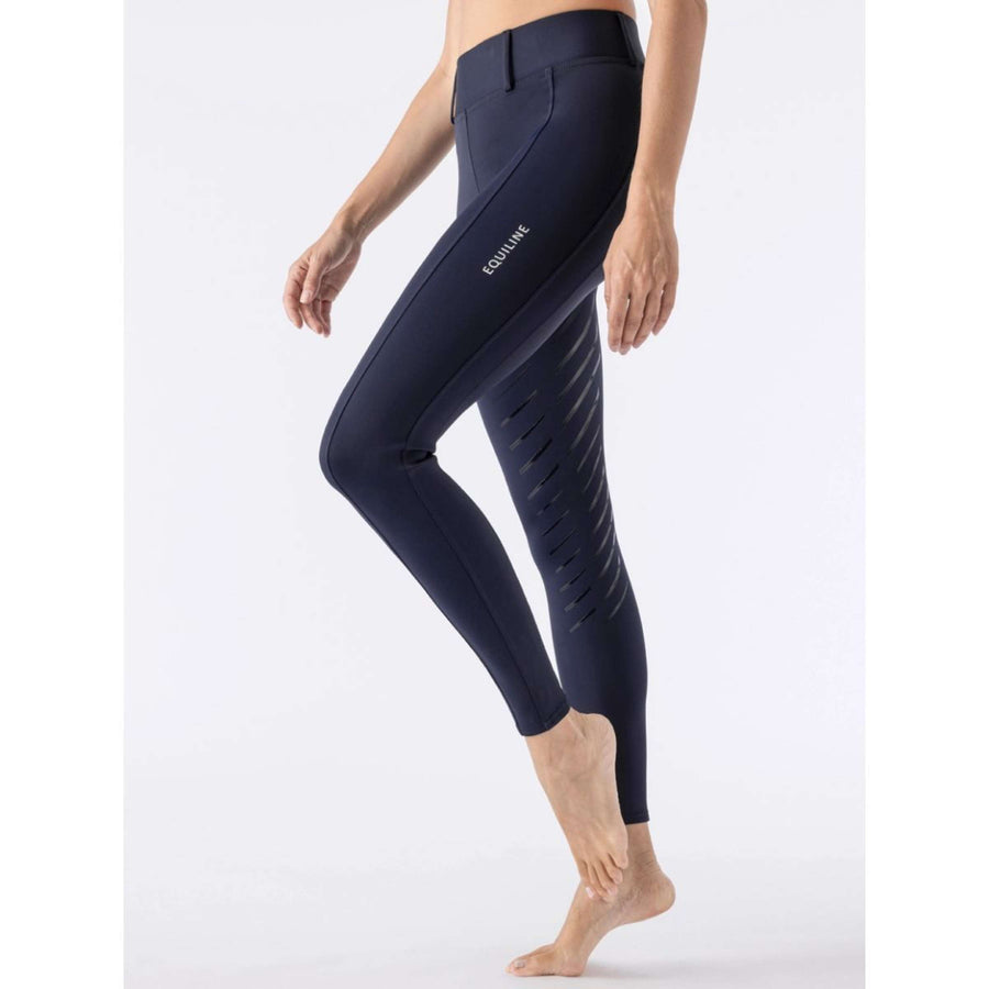 Equiline Riding Legging Carbef Full Grip Navy