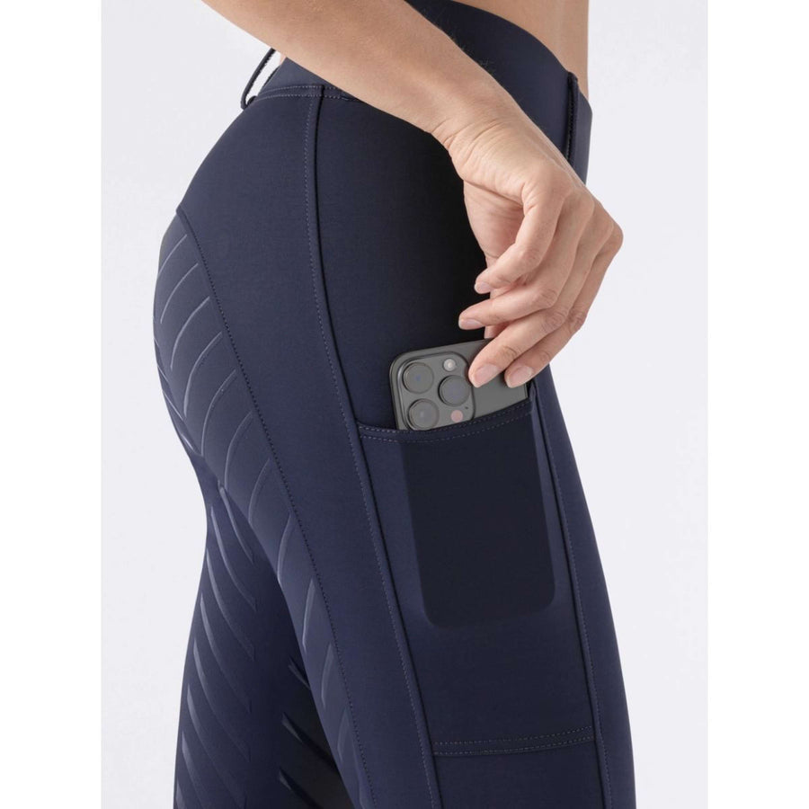 Equiline Riding Legging Carbef Full Grip Navy