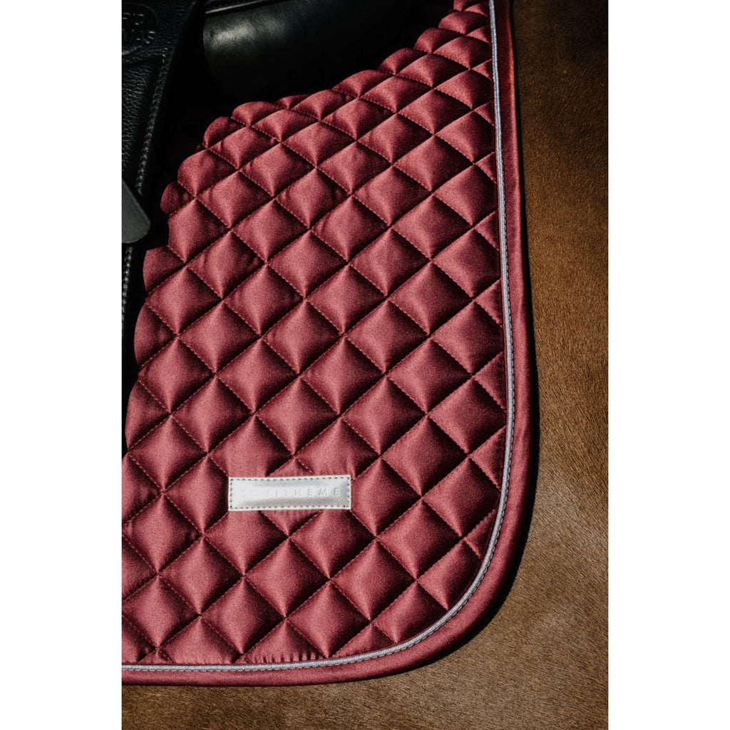 EQUITHÈME Saddlepad Nacre Dressage Bordeaux
