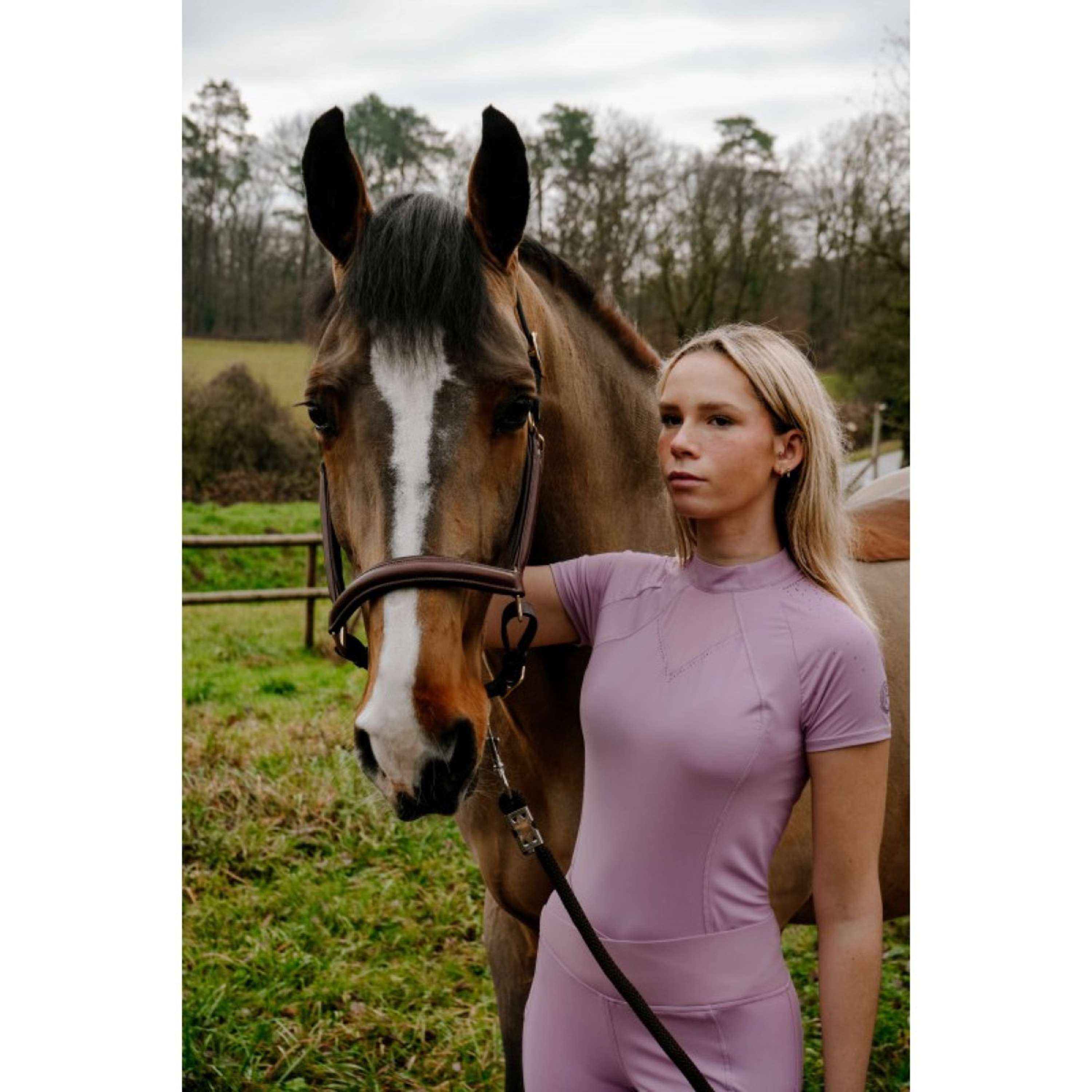EQUITHÈME Polo Claudia Purple