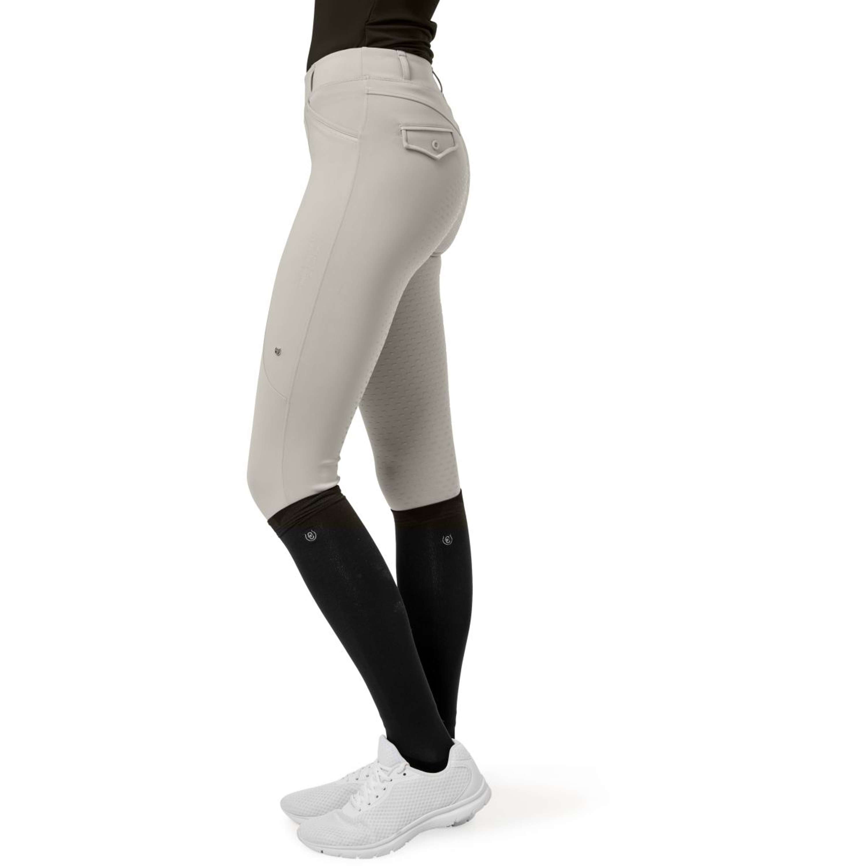 Equestrian Stockholm Riding Legging Premium Full Grip Greige