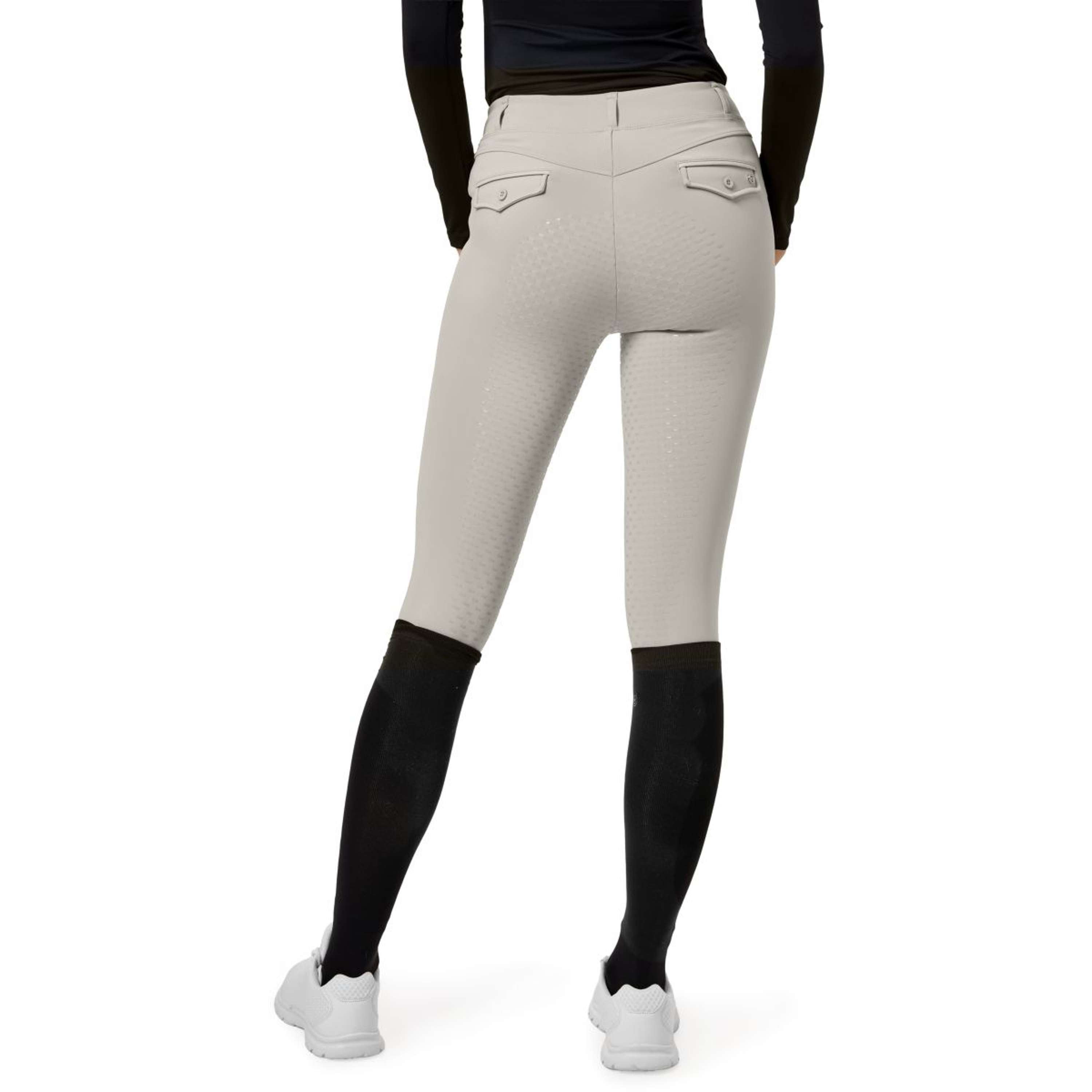 Equestrian Stockholm Riding Legging Premium Full Grip Greige
