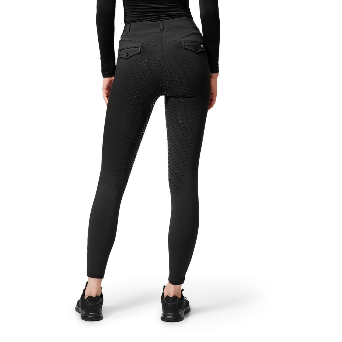Equestrian Stockholm Riding Legging Premium Full Grip Black