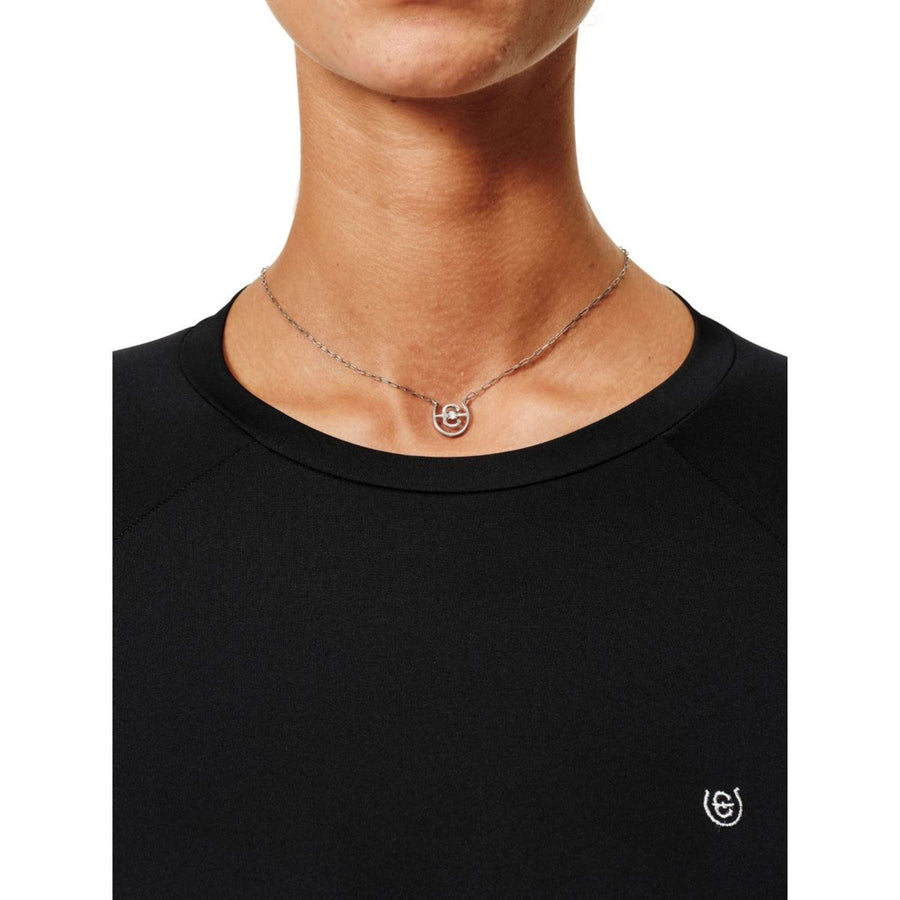Equestrian Stockholm Neck Chain Swarovski Crystal Silver
