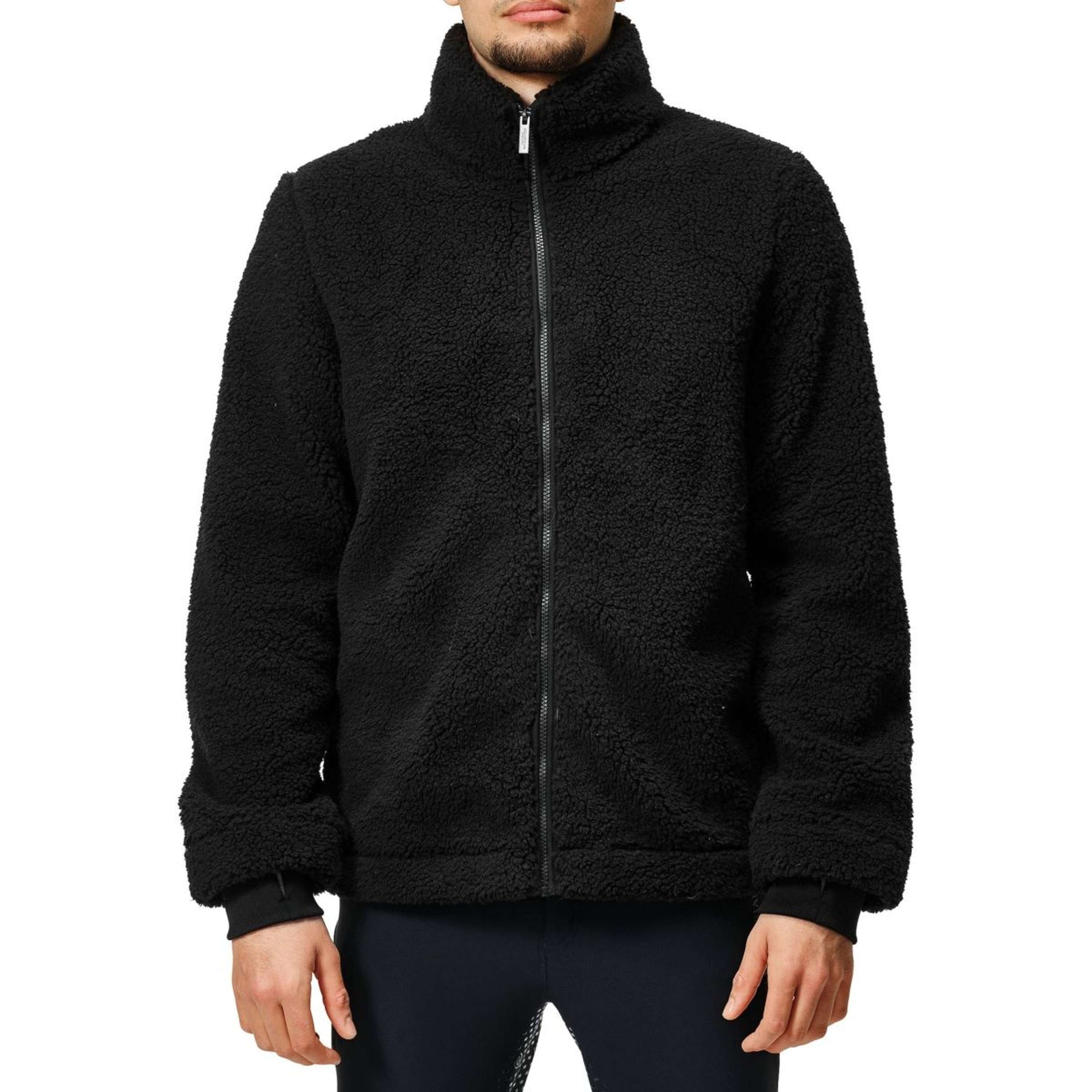 Equestrian Stockholm Jacket Teddy Fleece Men Black