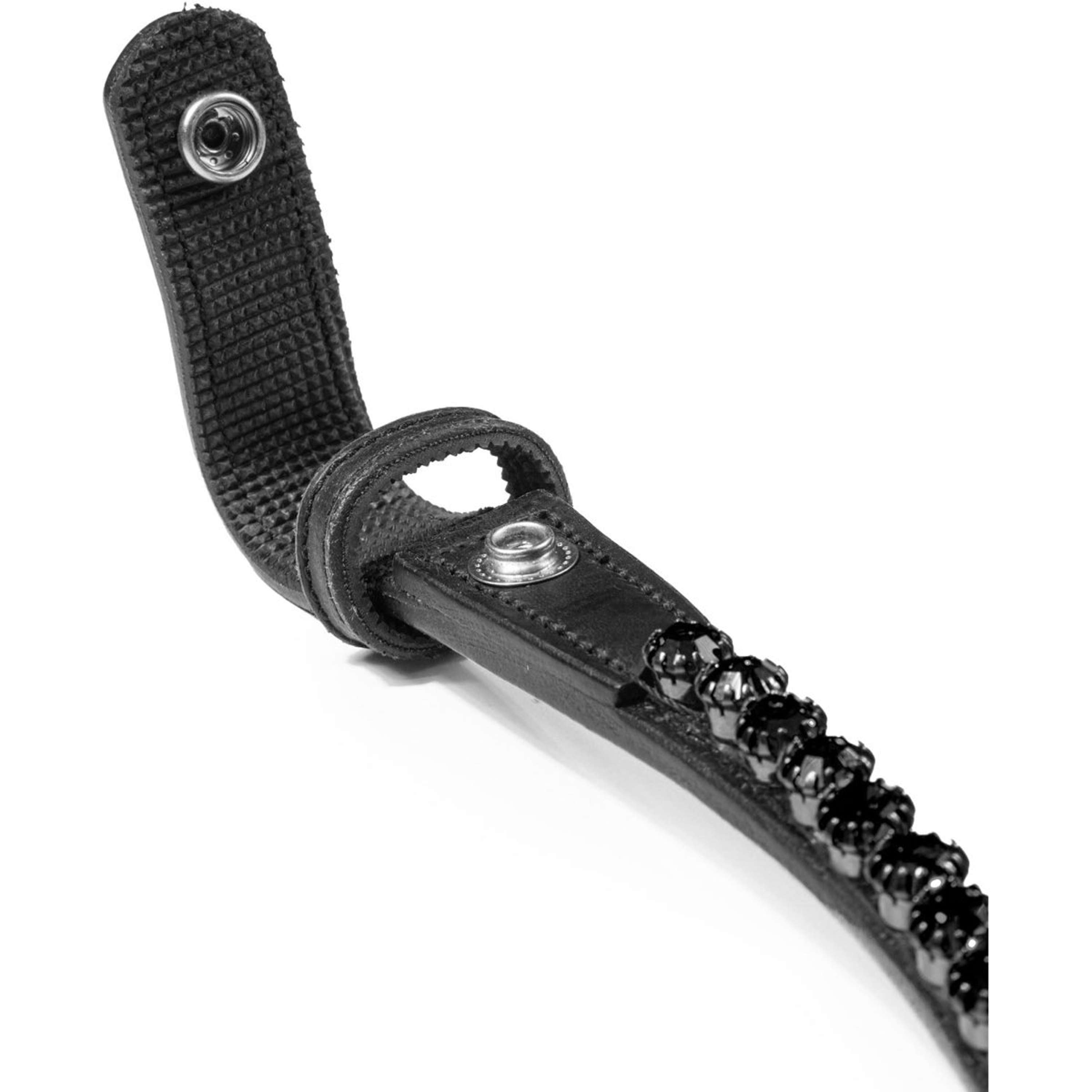 Equestrian Stockholm Browband Faded 8mm Black
