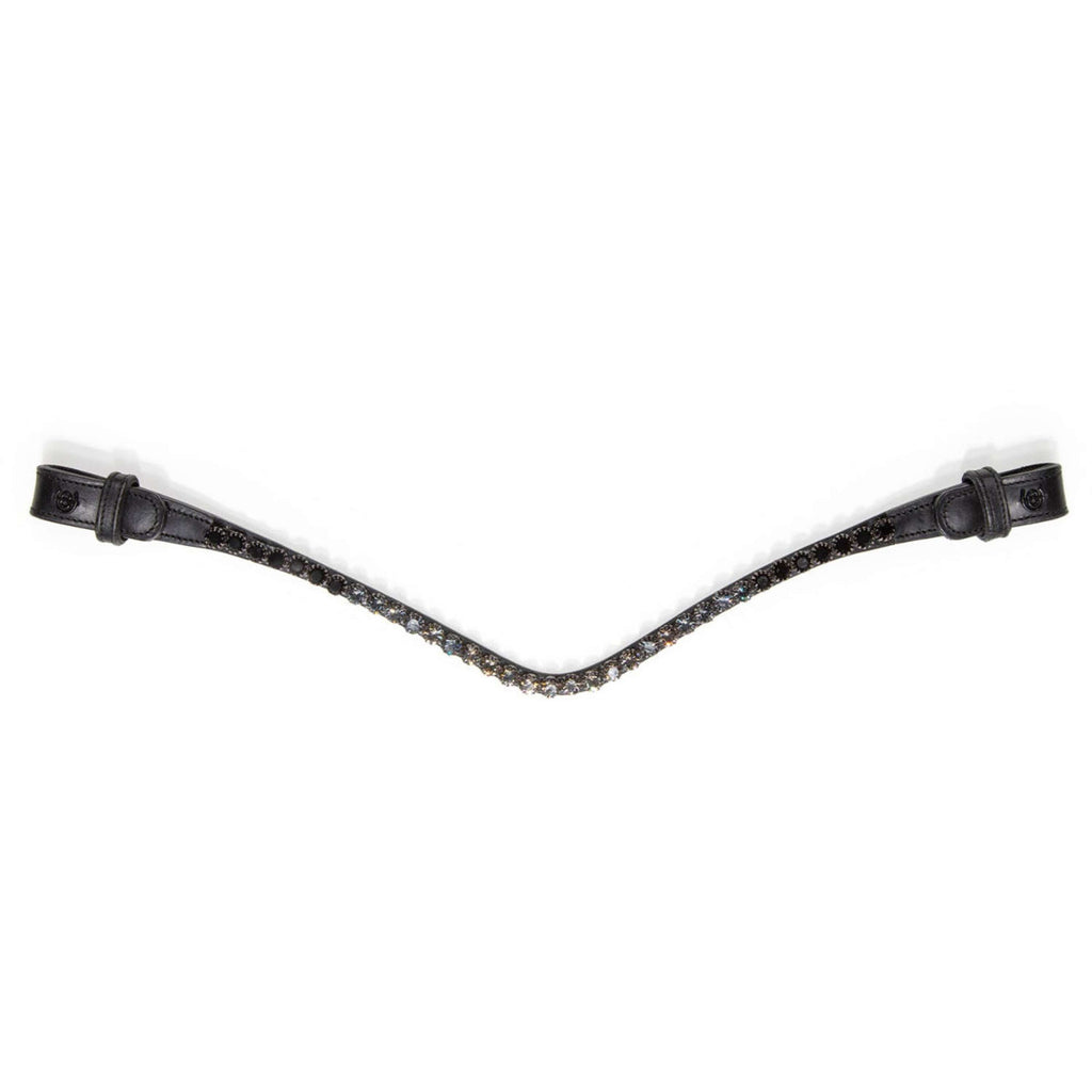 Equestrian Stockholm Browband Faded 8mm Black