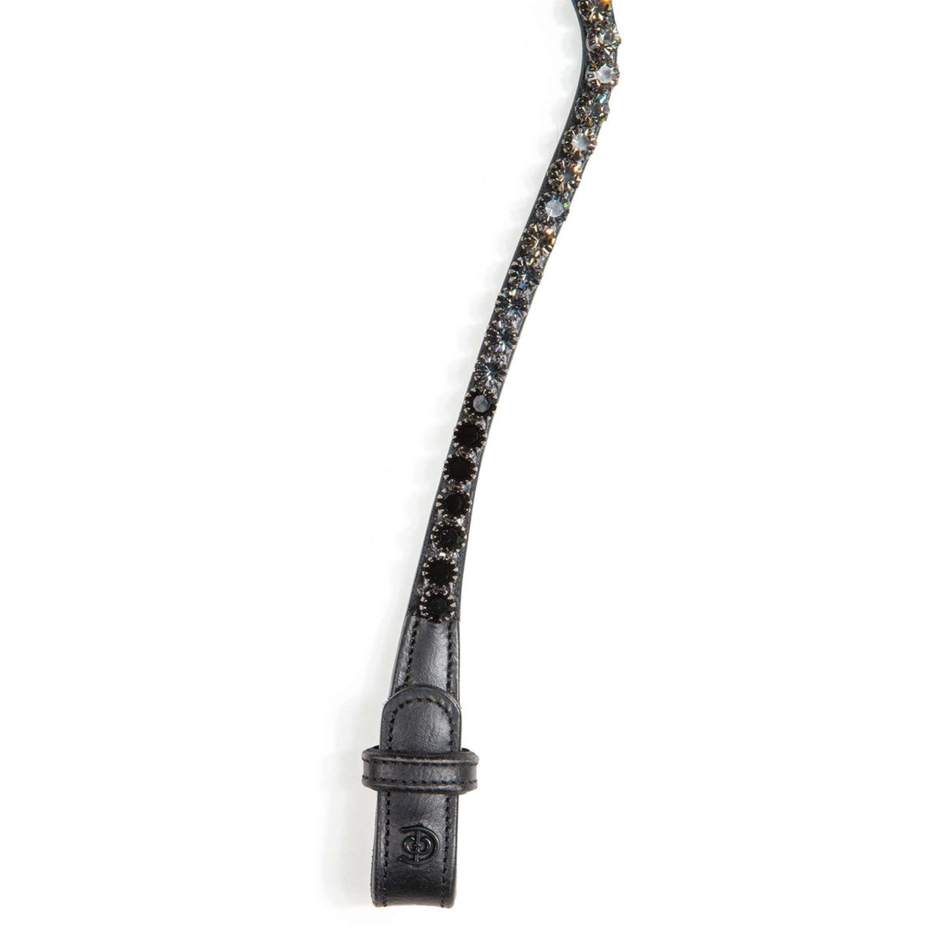 Equestrian Stockholm Browband Faded 8mm Black