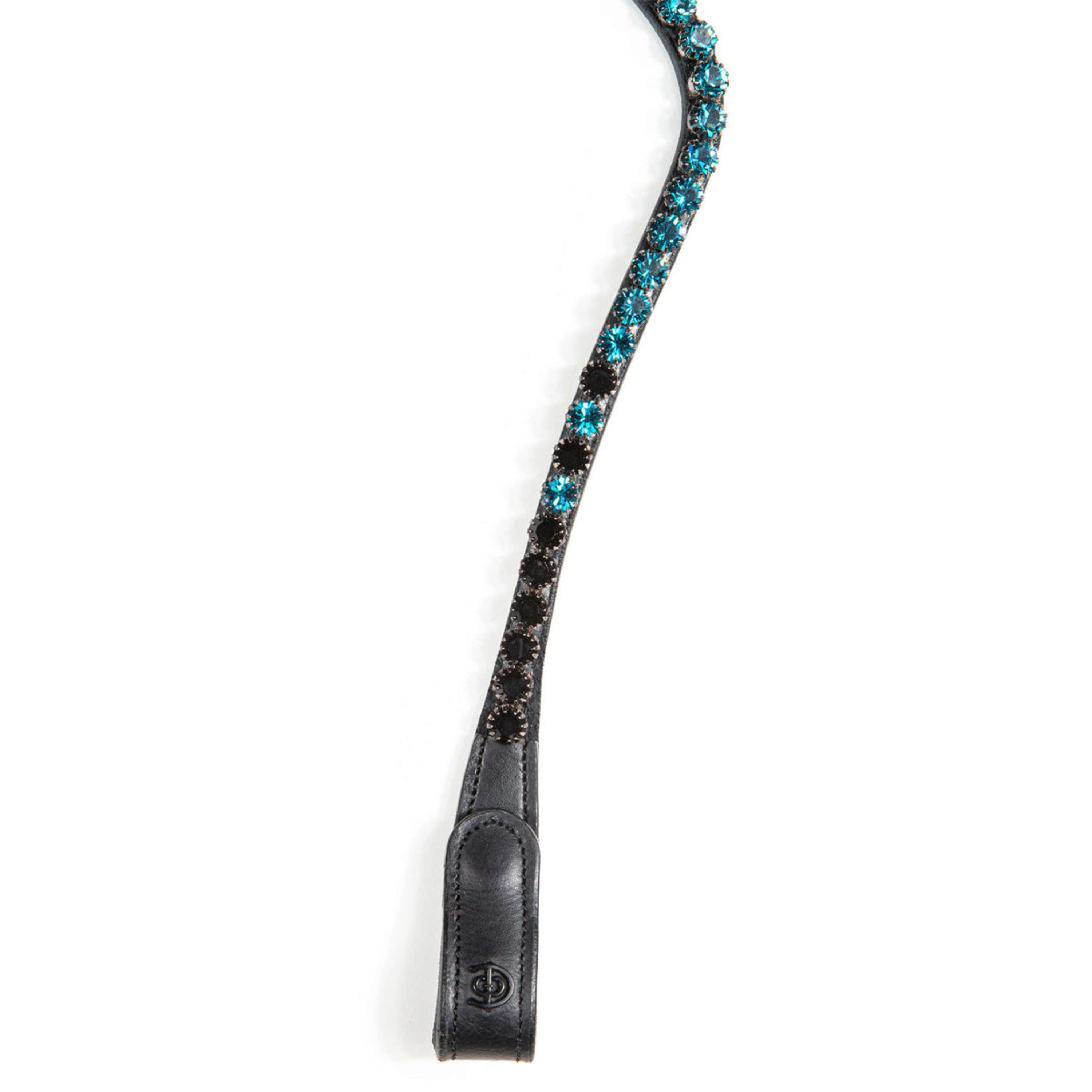 Equestrian Stockholm Browband Faded 8mm Blue Meadow