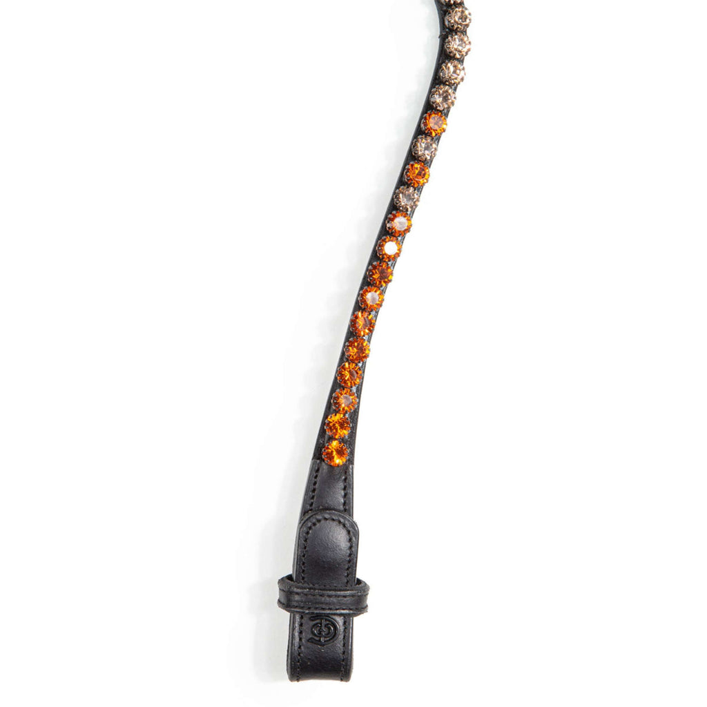 Equestrian Stockholm Browband Faded 8mm Chestnut