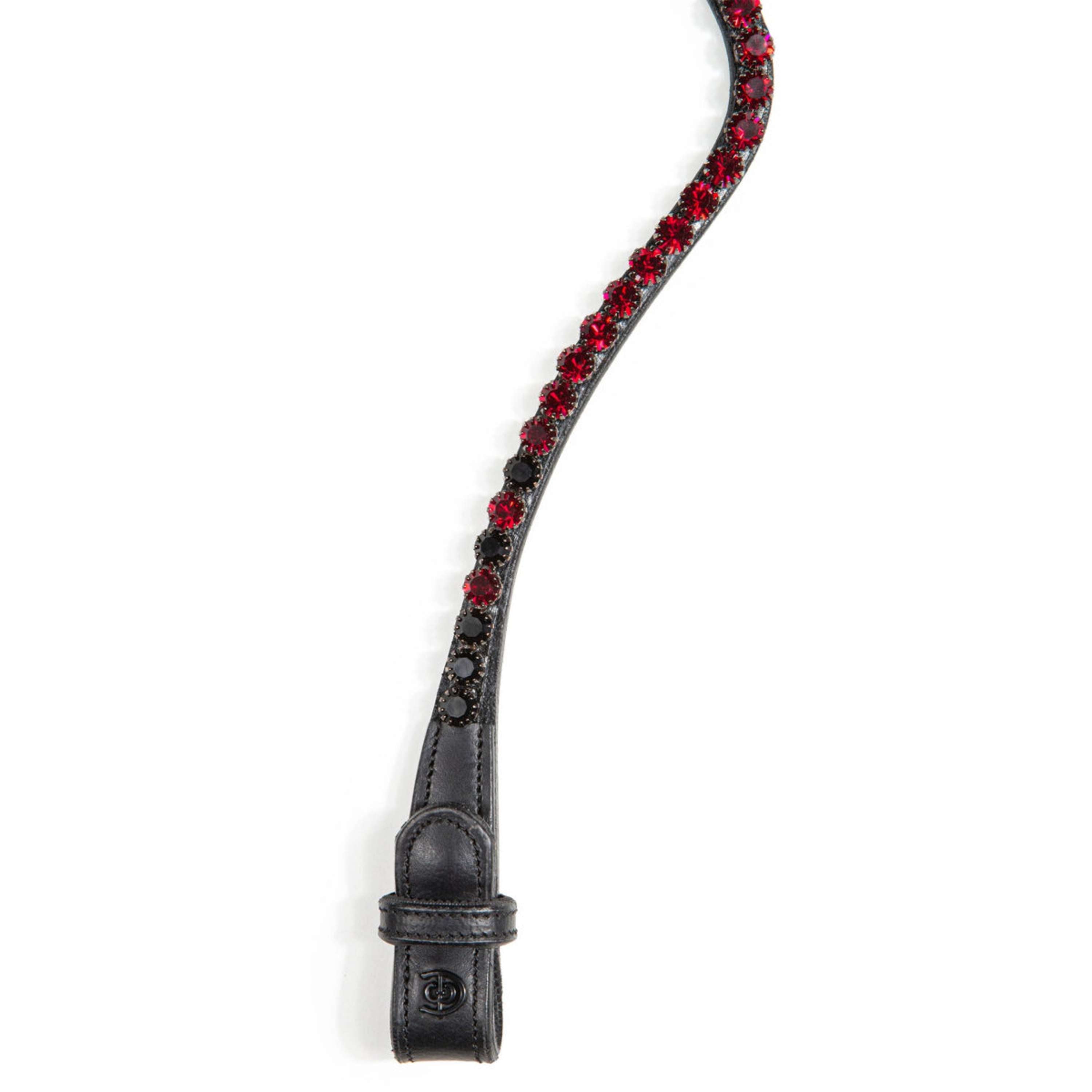 Equestrian Stockholm Browband Faded 8mm Merlot