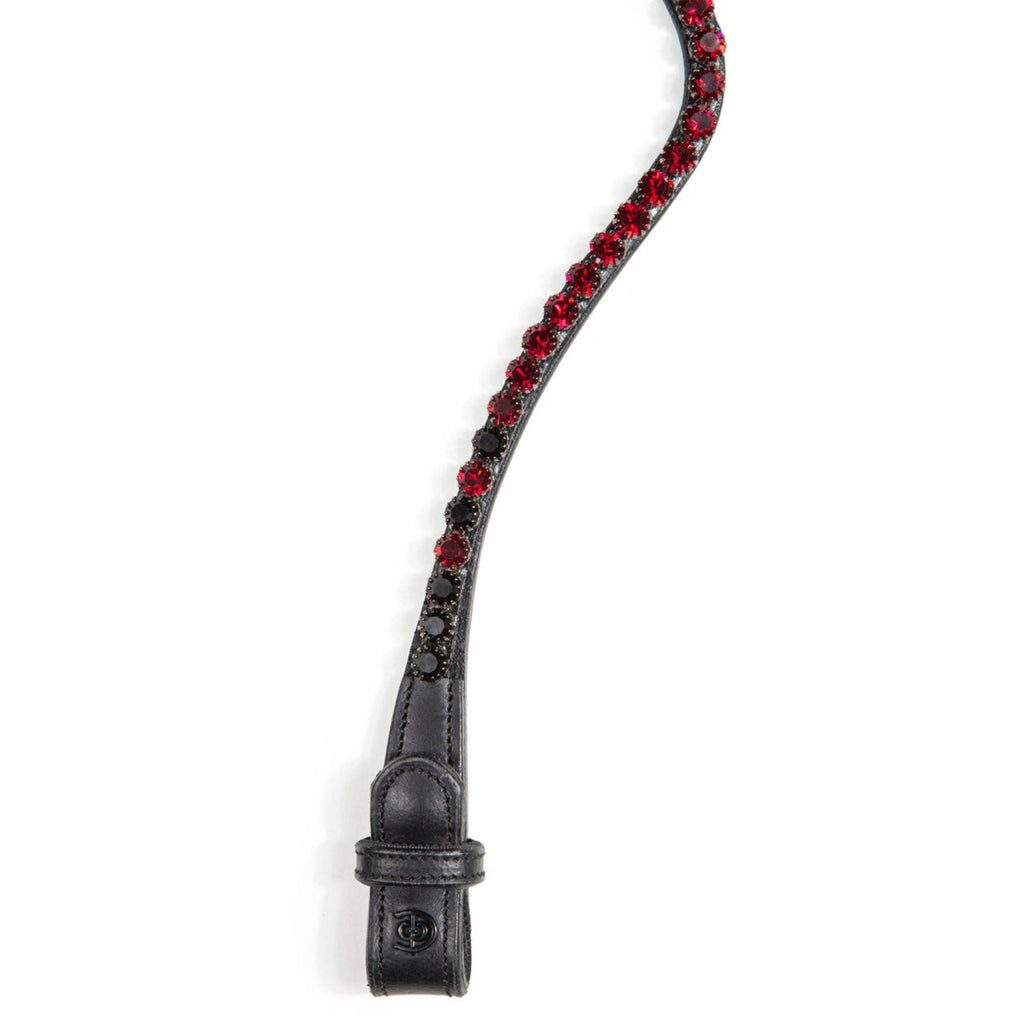Equestrian Stockholm Browband Faded 8mm Merlot