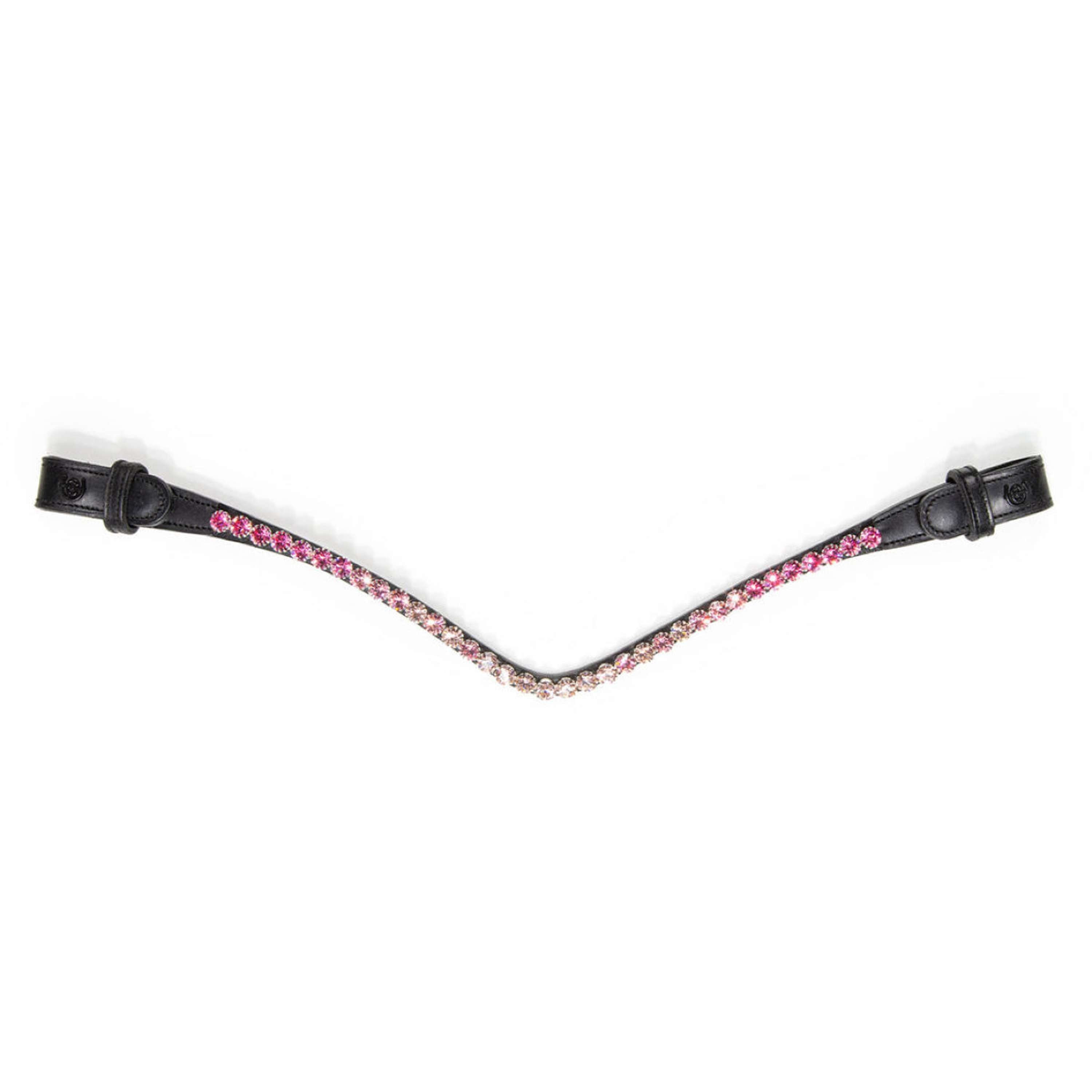 Equestrian Stockholm Browband Faded 8mm Pink