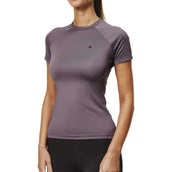 Equestrian Stockholm Shirt Dynamic Short Sleeve Dark Violet