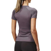 Equestrian Stockholm Shirt Dynamic Short Sleeve Dark Violet