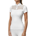 Equestrian Stockholm Competition Shirt Crystal Champion White
