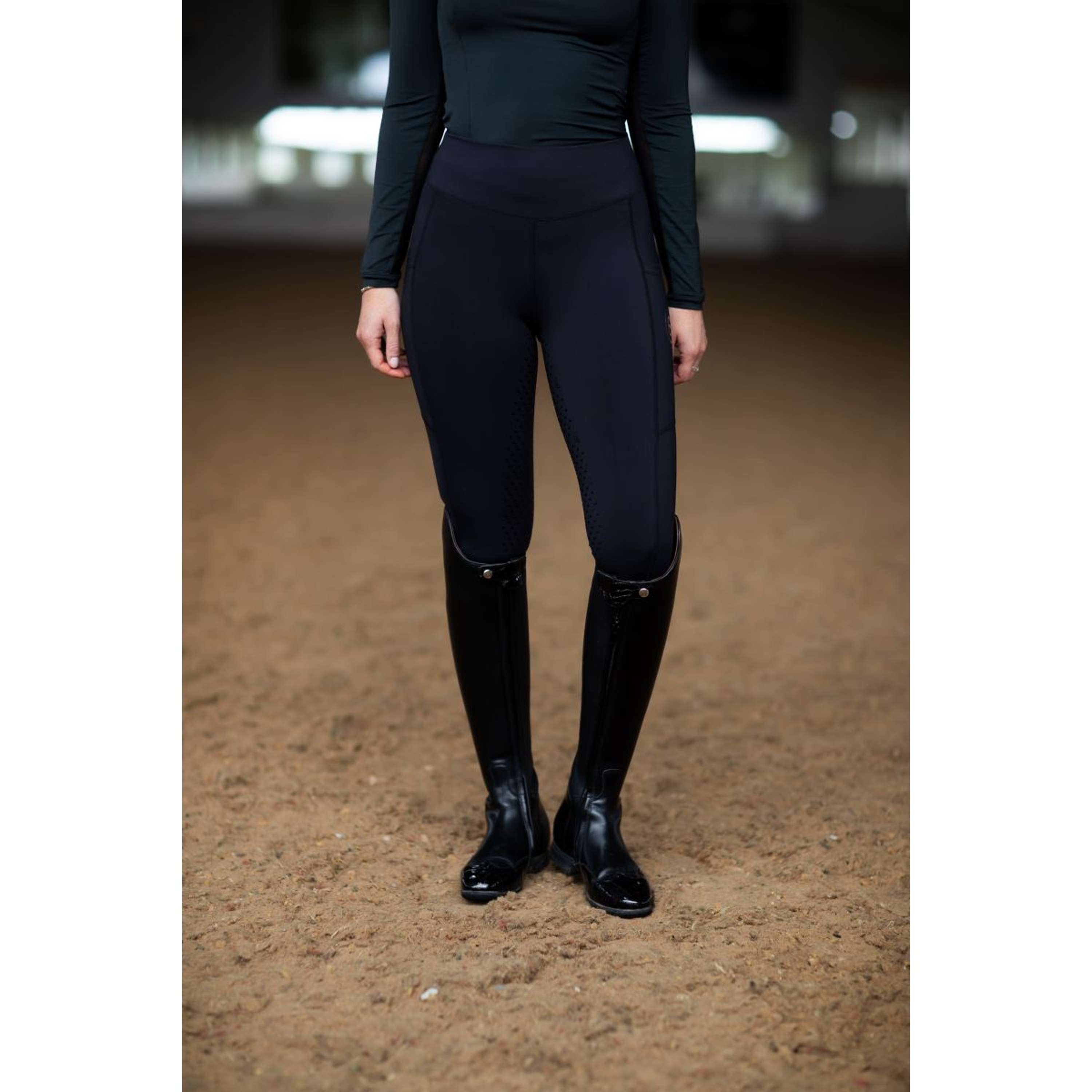 Equestrian Stockholm Riding Legging Movement Dressage All Black