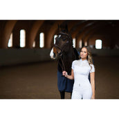 Equestrian Stockholm Competition Shirt Crystal Champion White