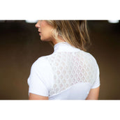 Equestrian Stockholm Competition Shirt Crystal Champion White