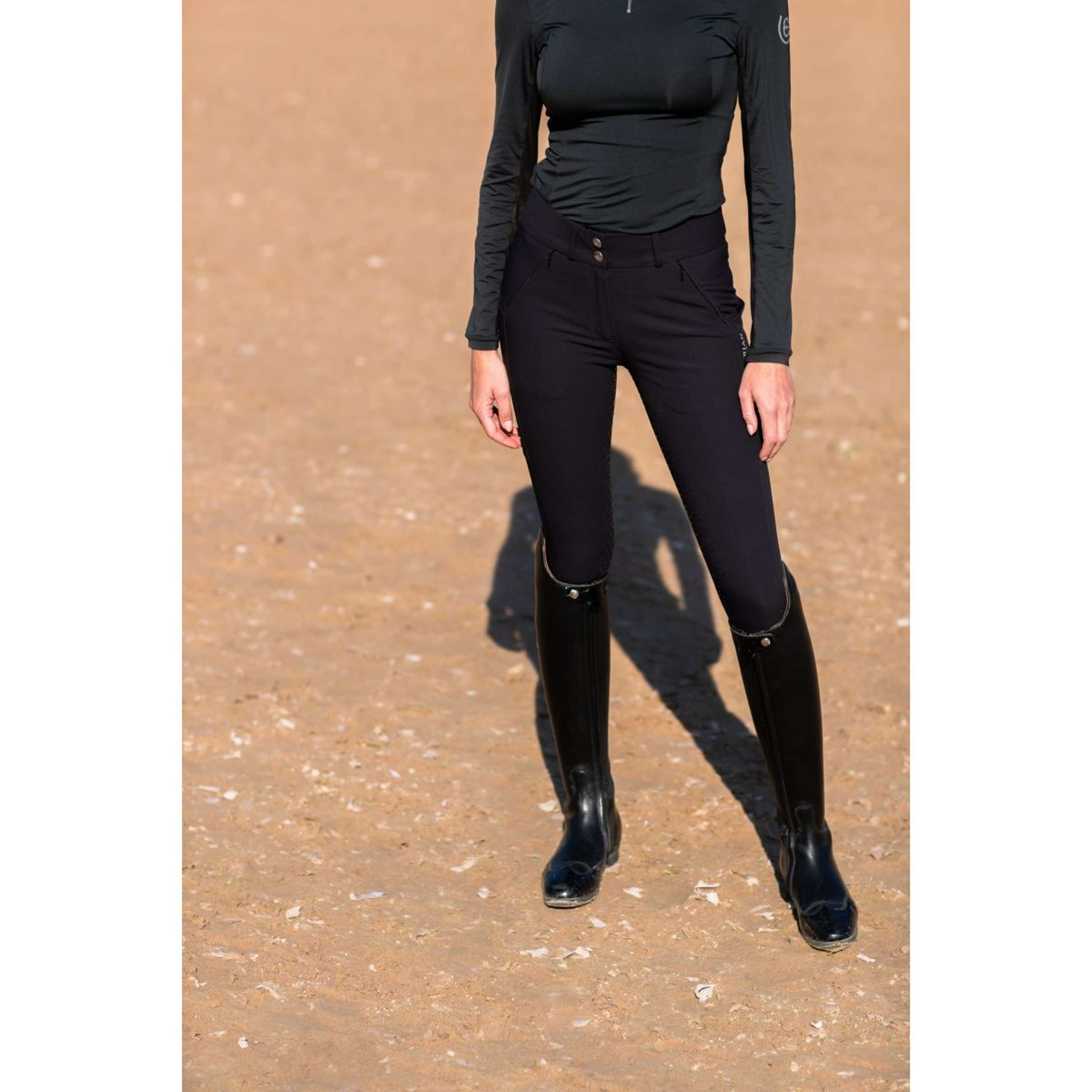 Equestrian Stockholm Breeches Elite Dressage Black