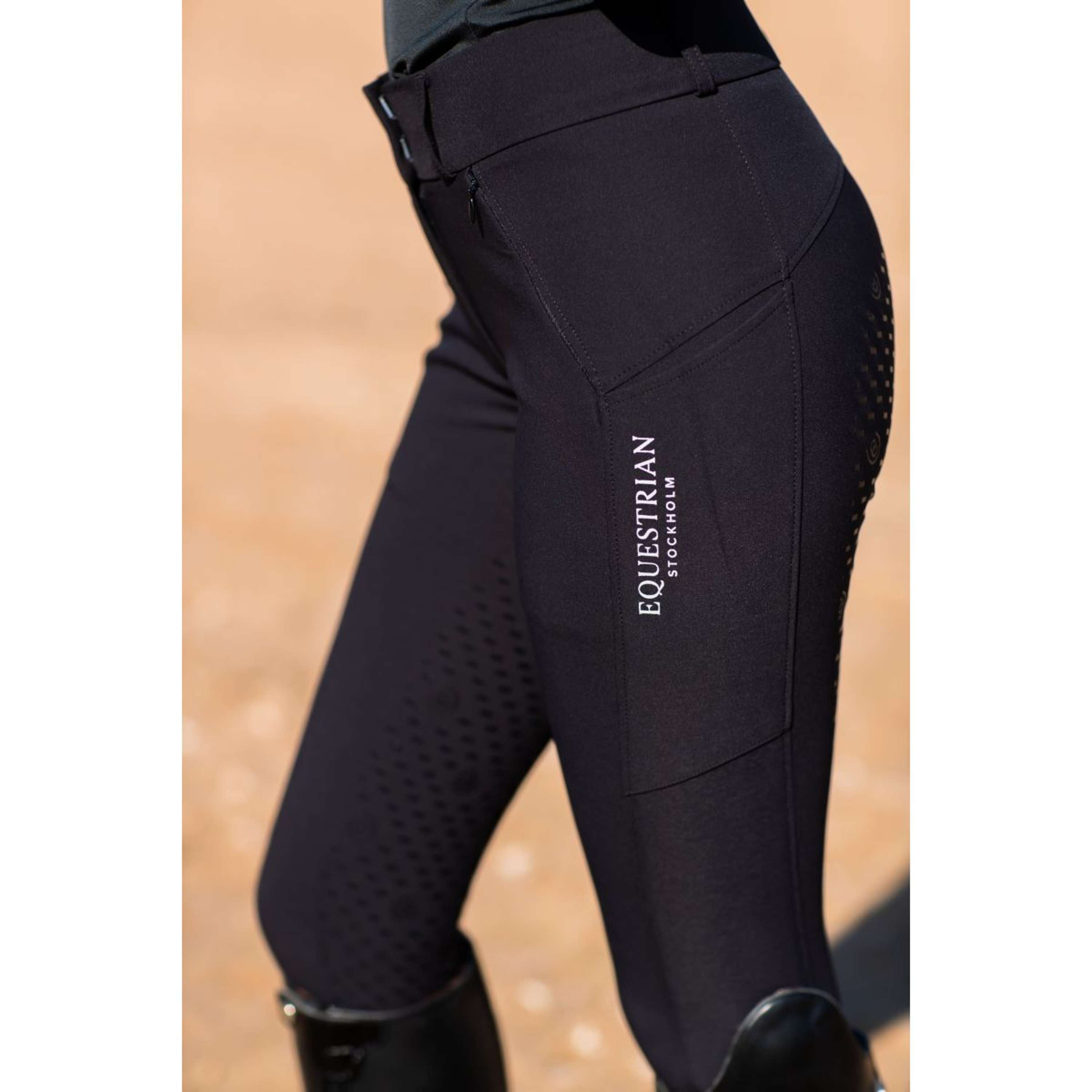 Equestrian Stockholm Breeches Elite Dressage Black