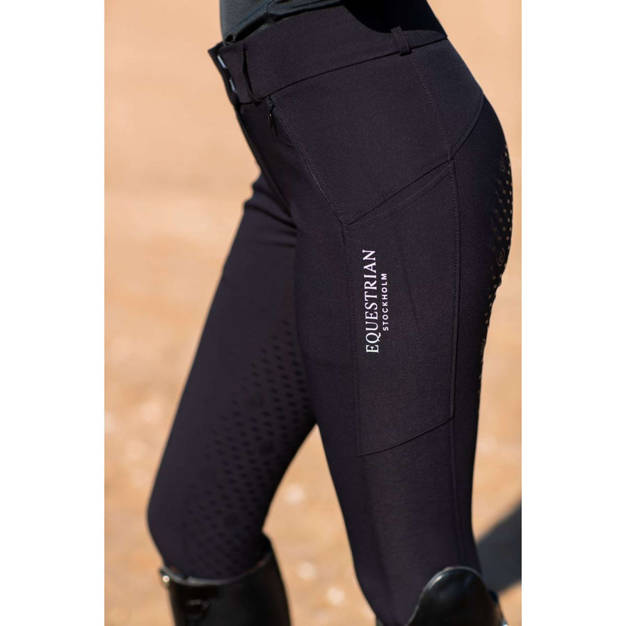 Equestrian Stockholm Breeches Elite Dressage Black