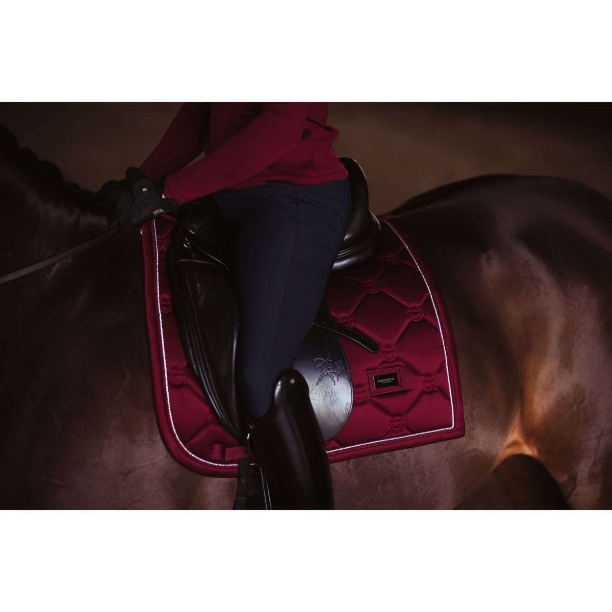 Equestrian Stockholm Saddlepad Dressage Bordeaux