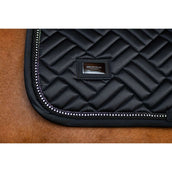 Equestrian Stockholm Saddlepad Vegan Fur Jumping Crystal Black