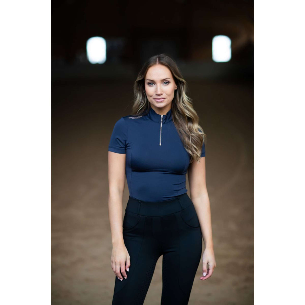 Equestrian Stockholm Shirt UV Protection Midnight Blue
