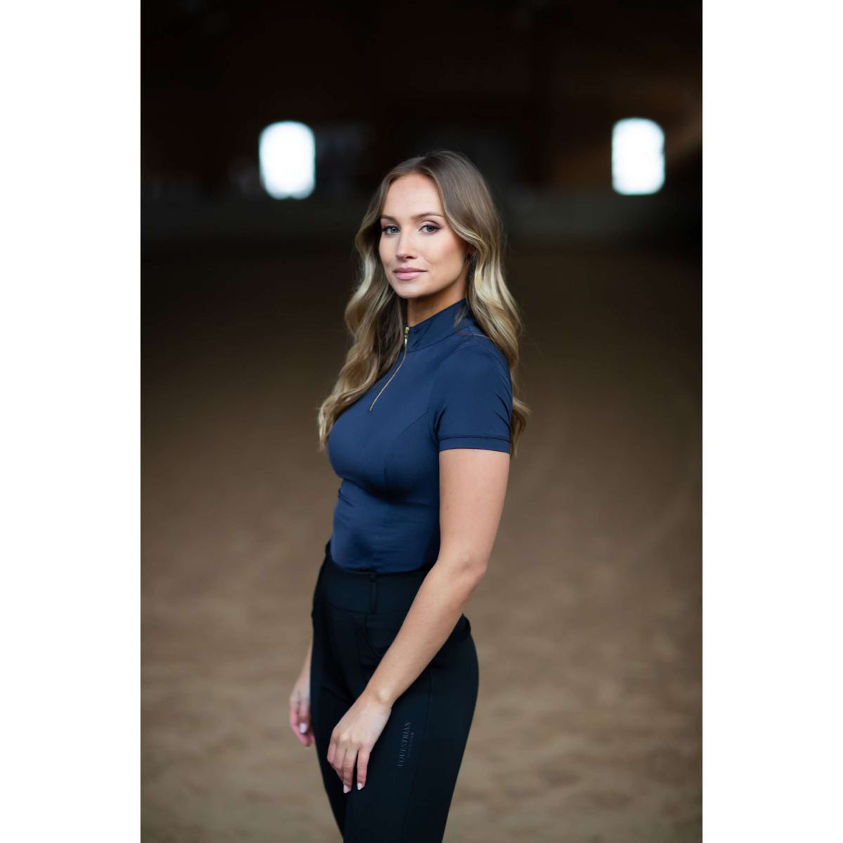 Equestrian Stockholm Shirt UV Protection Midnight Blue