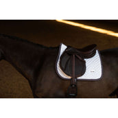 Equestrian Stockholm Saddlepad Modern Jumping White/Dark Violet