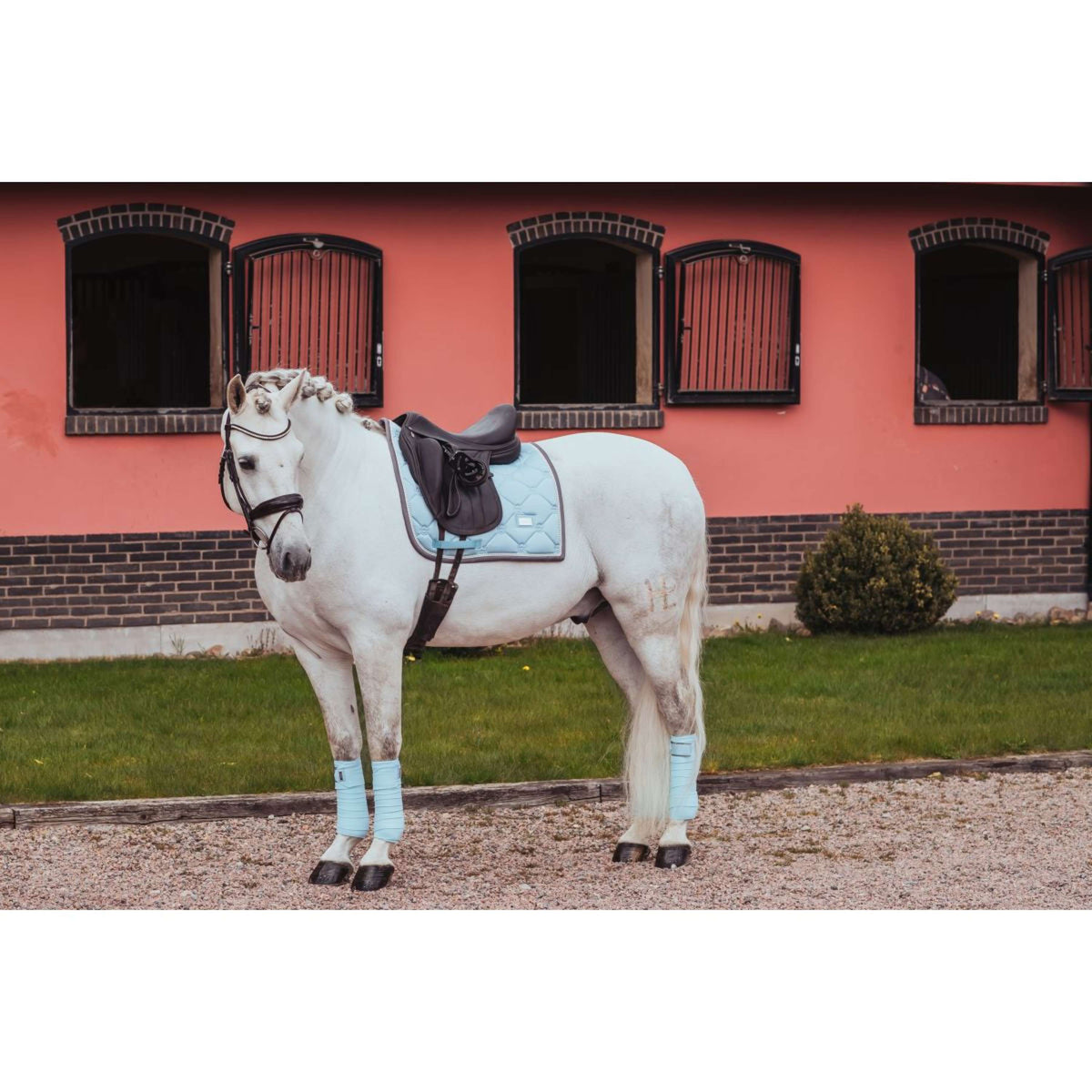 Equestrian Stockholm Saddlepad Dressage Ice Blue