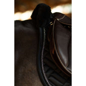 Equestrian Stockholm Saddlepad Vegan Fur Jumping Crystal Black