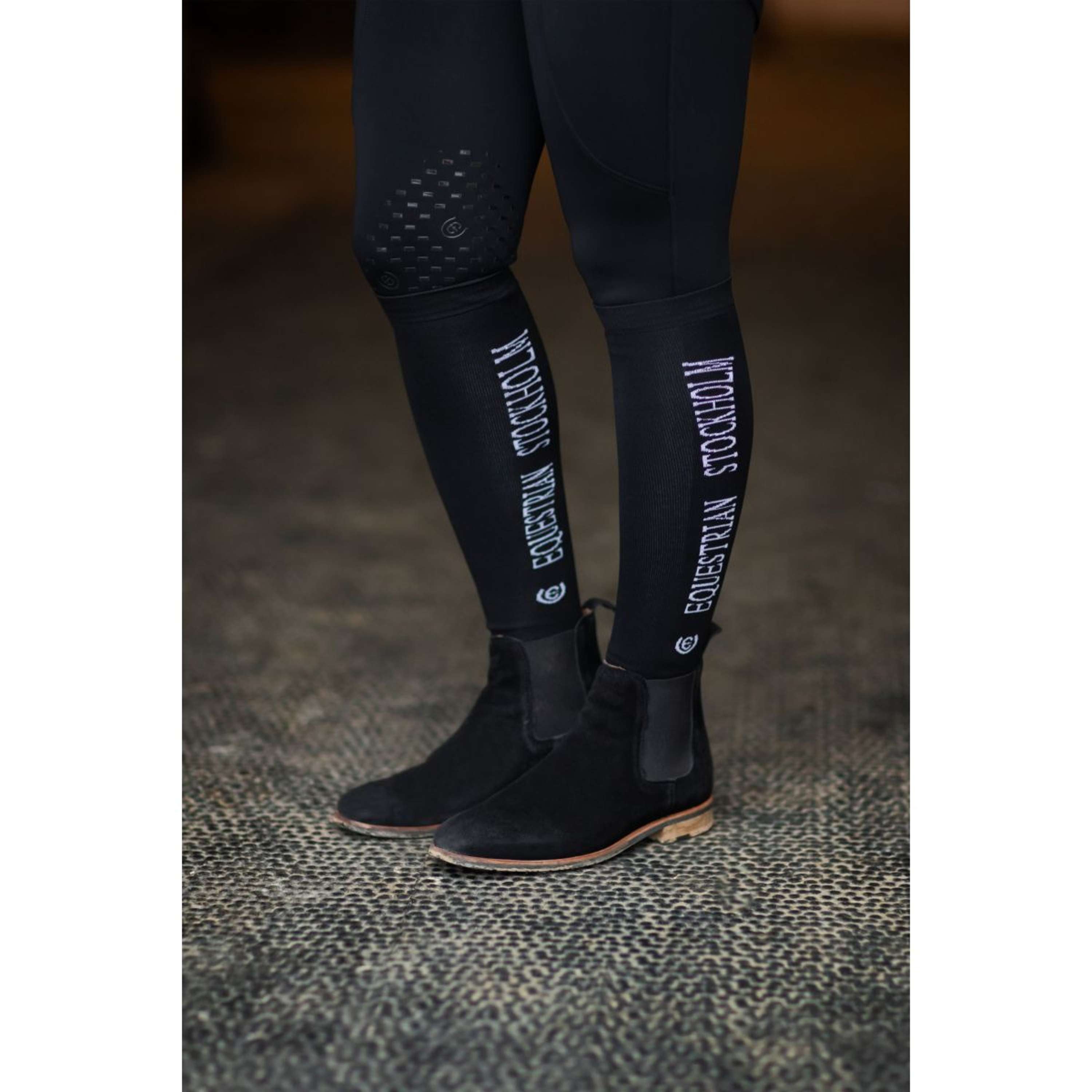 Equestrian Stockholm Riding Socks Bamboo Blend Black Edition