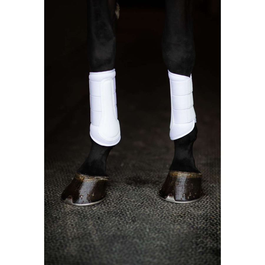 Equestrian Stockholm Leg Protectors Classic Mesh White Silver