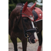 Equestrian Stockholm Ear Bonnet Amber Rose