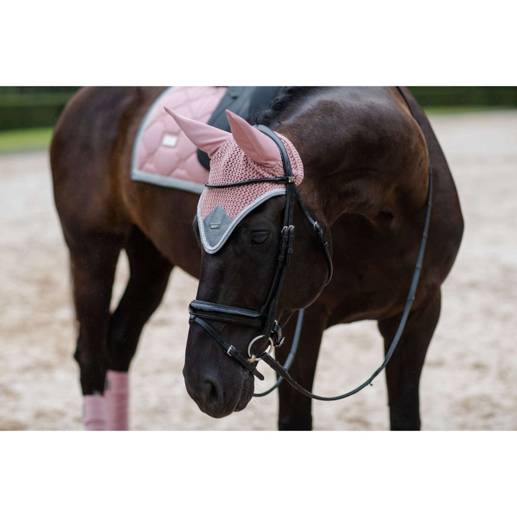 Equestrian Stockholm Ear Bonnet Pink