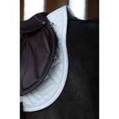 Equestrian Stockholm Saddlepad Modern Jumping White Silver