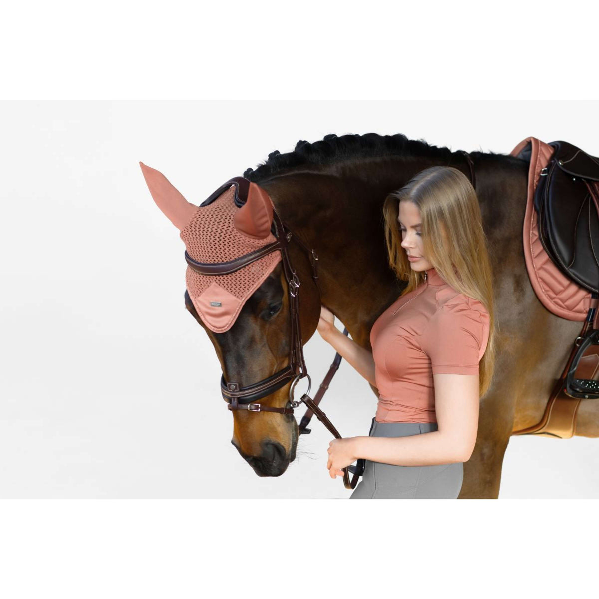 Equestrian Stockholm Shirt UV Protection Coral