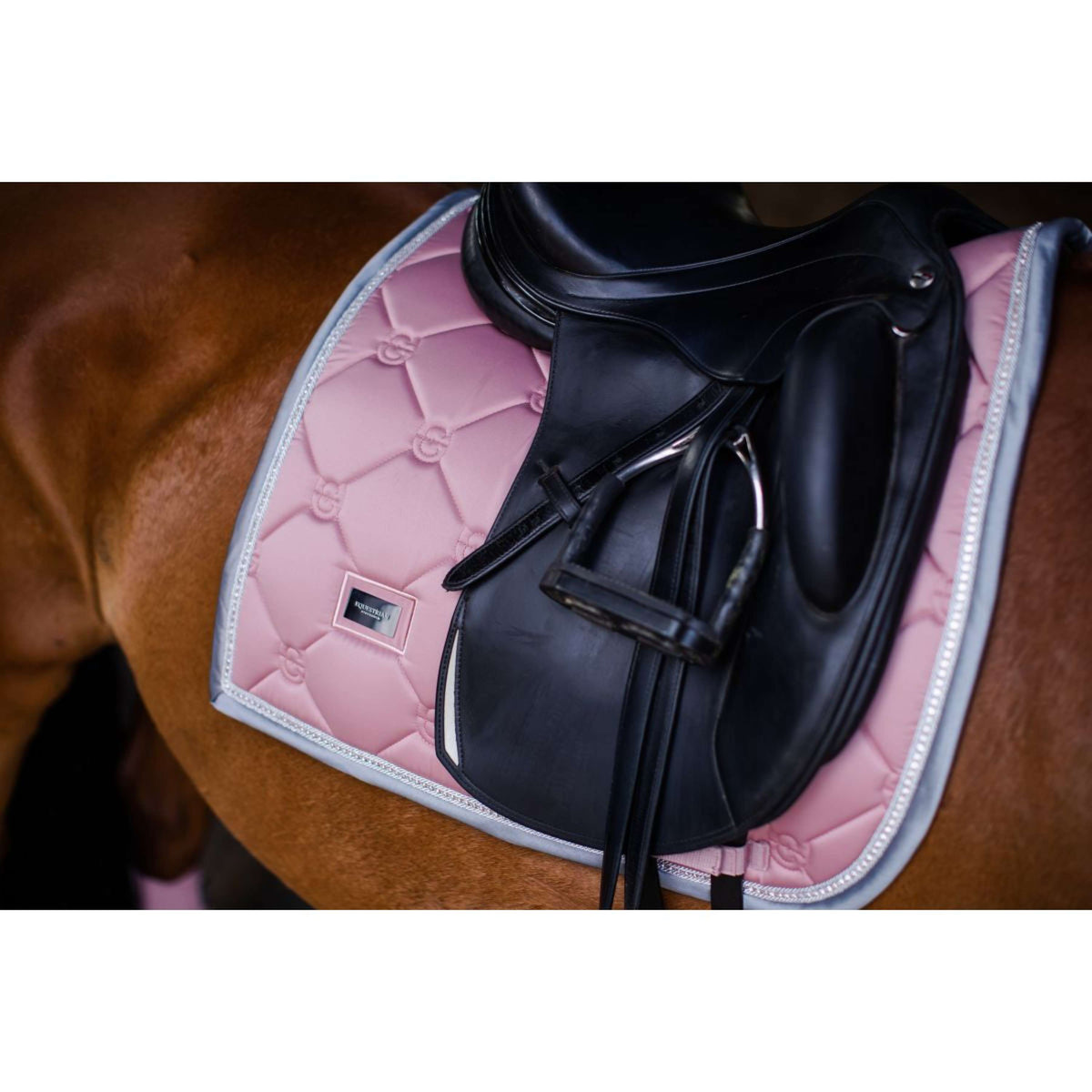 Equestrian Stockholm Saddlepad Dressage Pink Pearl