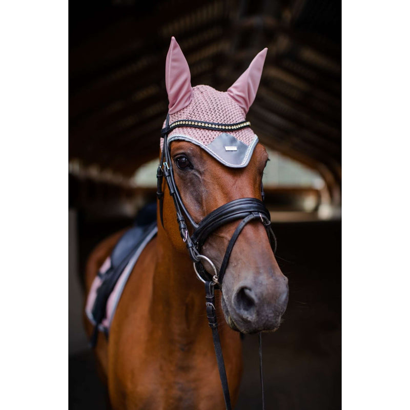 Equestrian Stockholm Ear Bonnet Pink
