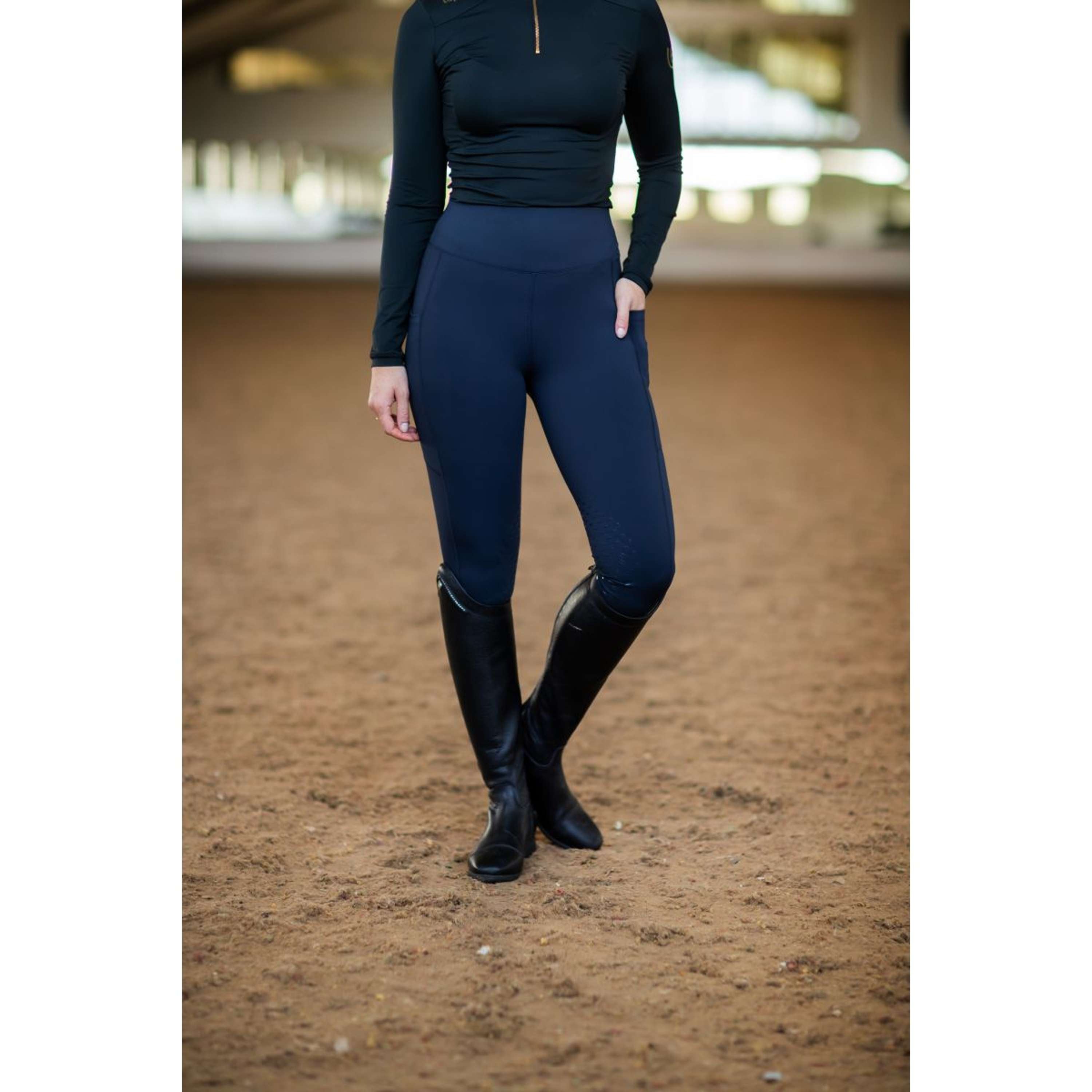 Equestrian Stockholm Riding Legging Movement Jump All Navy