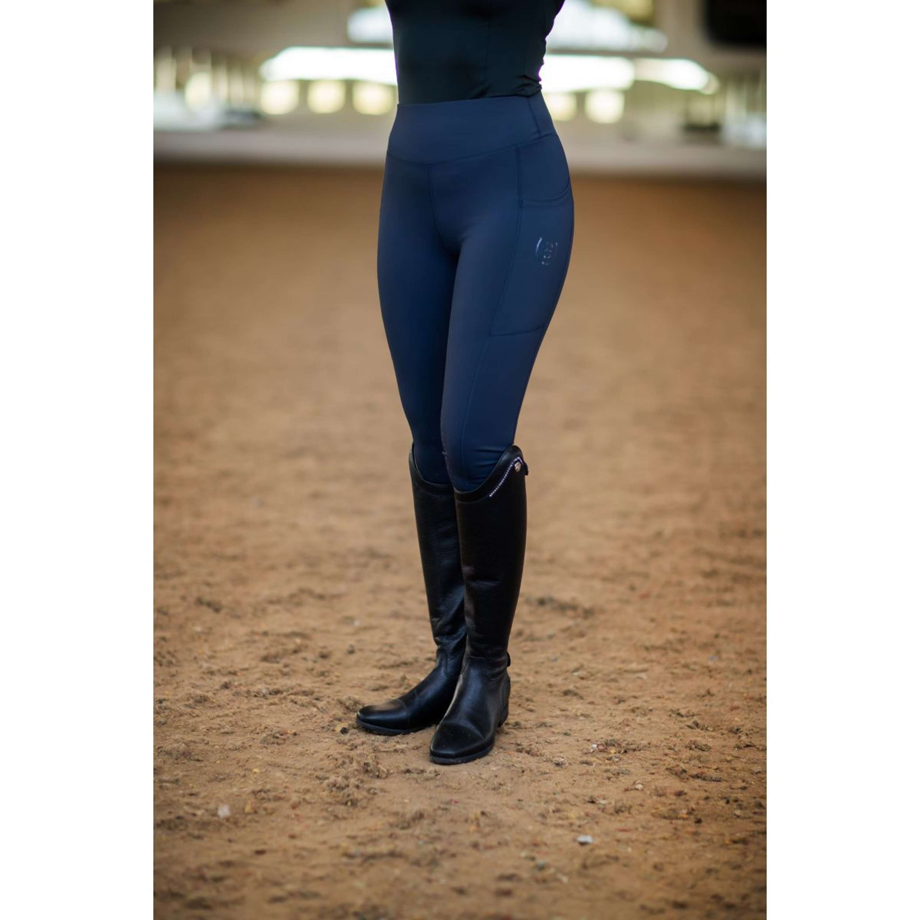 Equestrian Stockholm Riding Legging Movement Jump All Navy