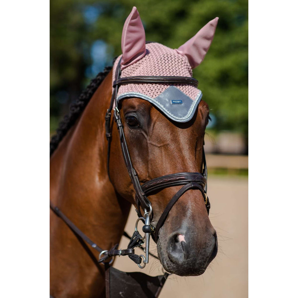 Equestrian Stockholm Ear Bonnet Pink