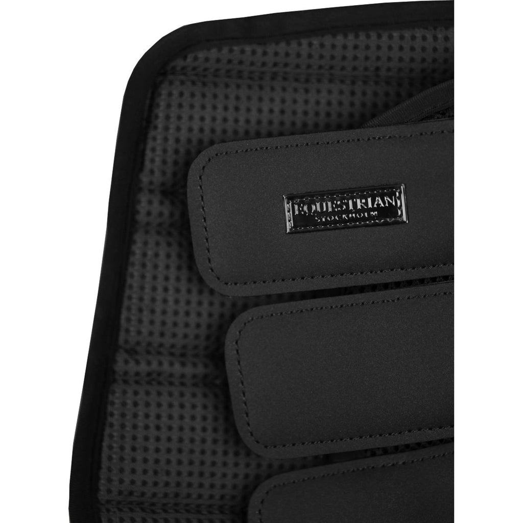 Equestrian Stockholm Leg Protectors Classic Mesh All Black