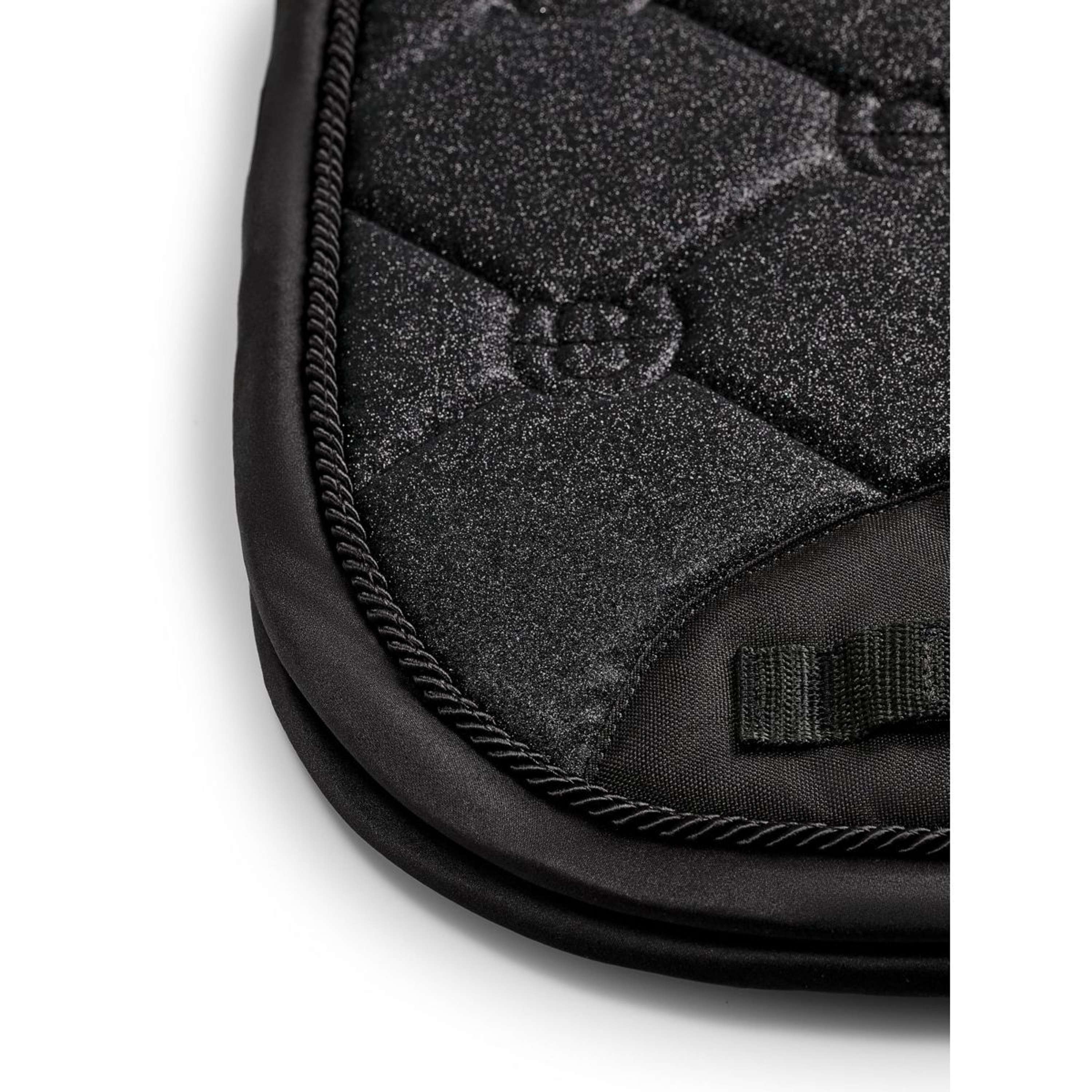 Equestrian Stockholm Saddlepad Dressage All Black Glimmer