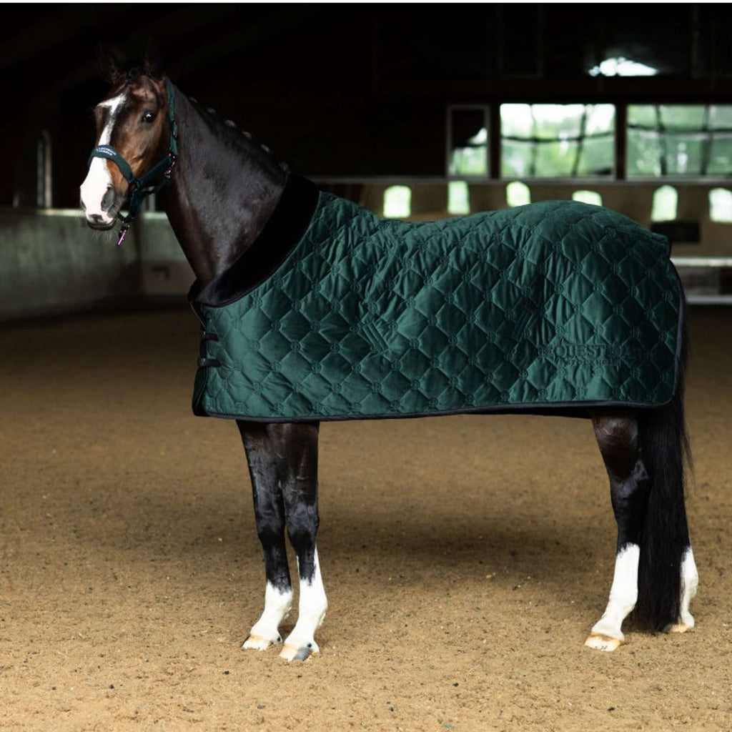 Equestrian Stockholm Fleece Rug Velvet Sycamore Green